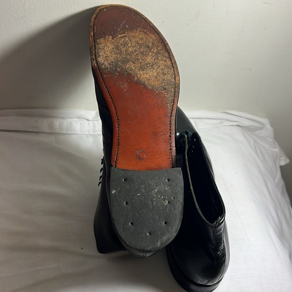 Stacy Adams Madison Black Leather Cap Toe High Top Dress Boots Men’s Size 14D - Picture 7 of 9